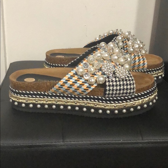 River Island Platform Sandal - Picture 2 of 5